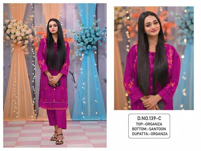 KF 139 Fancy Designer Wear Wholesale Pakistani Salwar Suits Cataloh